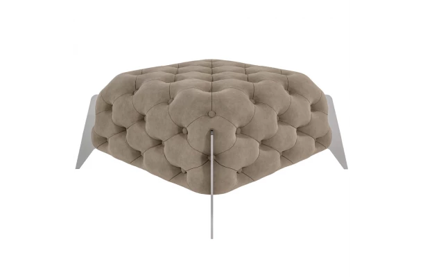 Puf pikowany Chesterfield 80x80 KALIFORNIA - design i funkcjonalnosc w parze