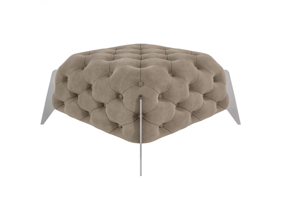 Puf pikowany Chesterfield 80x80 KALIFORNIA