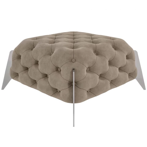 Puf pikowany Chesterfield 80x80 KALIFORNIA