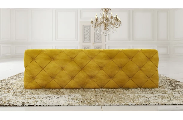 Sofa trzyosobowa pikowana premium Chesterfield BENTLEY - design i funkcjonalnosc w parze