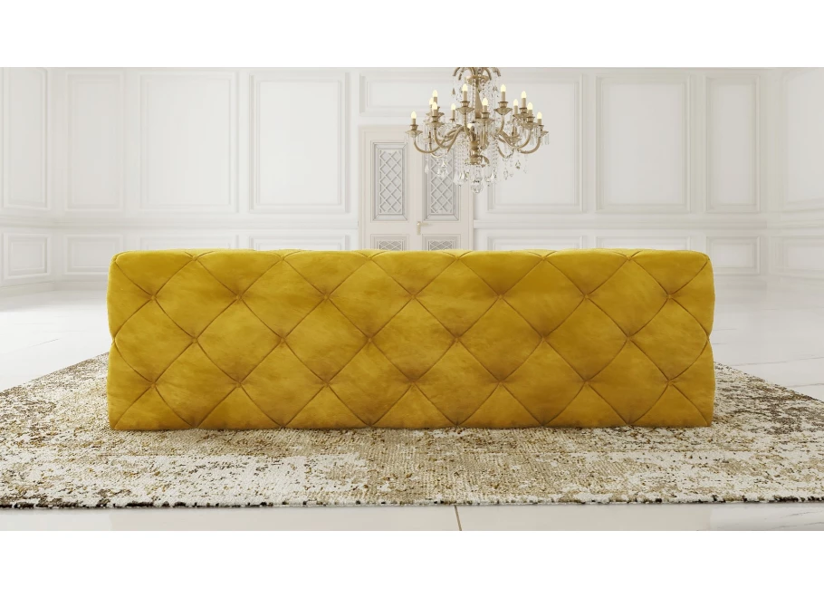Sofa trzyosobowa pikowana premium Chesterfield BENTLEY