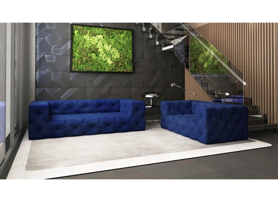 Sofa trzyosobowa pikowana premium Chesterfield BENTLEY 23