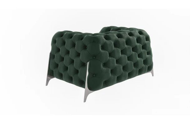 Fotel pikowany KALIFORNIA chesterfield - nowoczesne