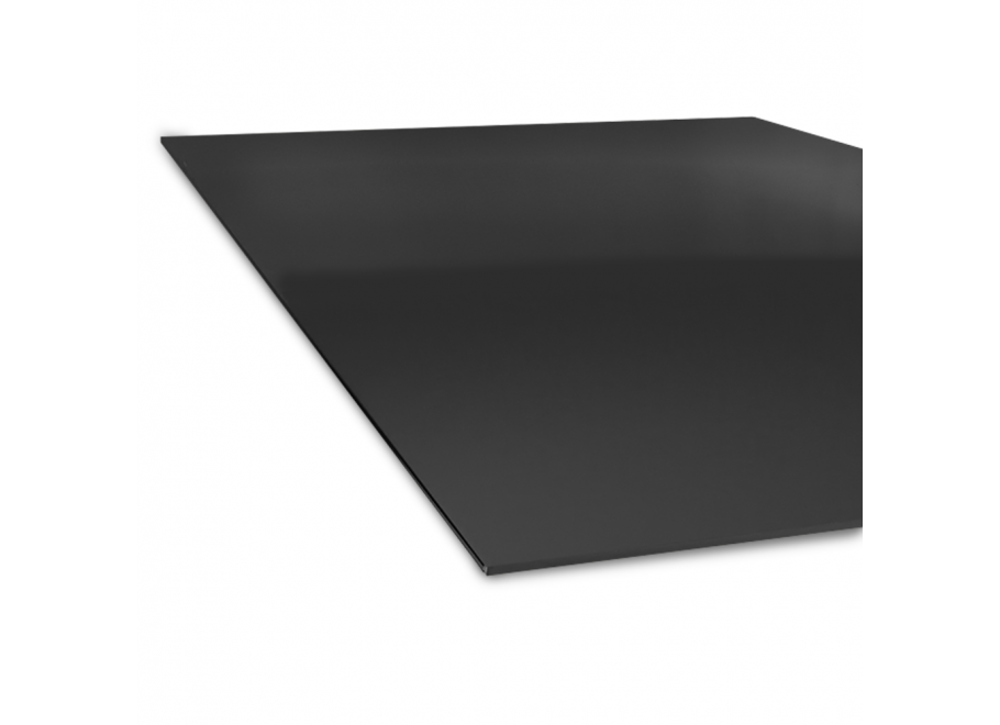 Stół elegance glamour srebrny z czarnym szkłem 160x90 4