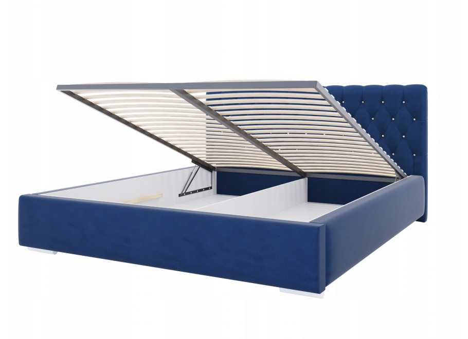 Łóżko pikowane glamour Swarovski MALLORCA 5