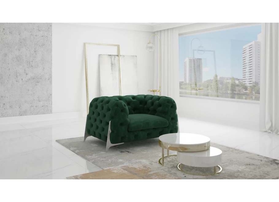 Fotel pikowany KALIFORNIA chesterfield