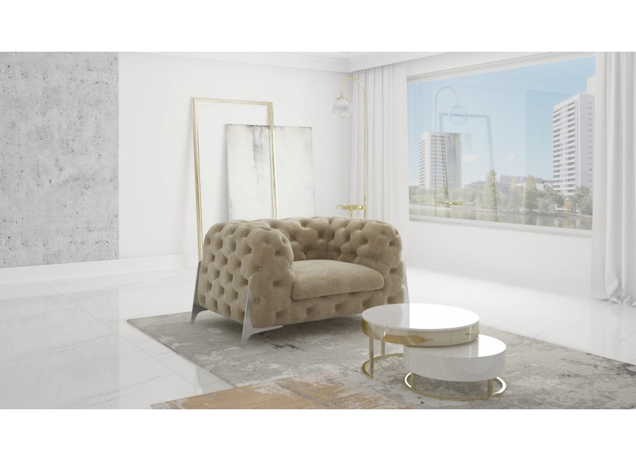 Fotel pikowany KALIFORNIA chesterfield 16