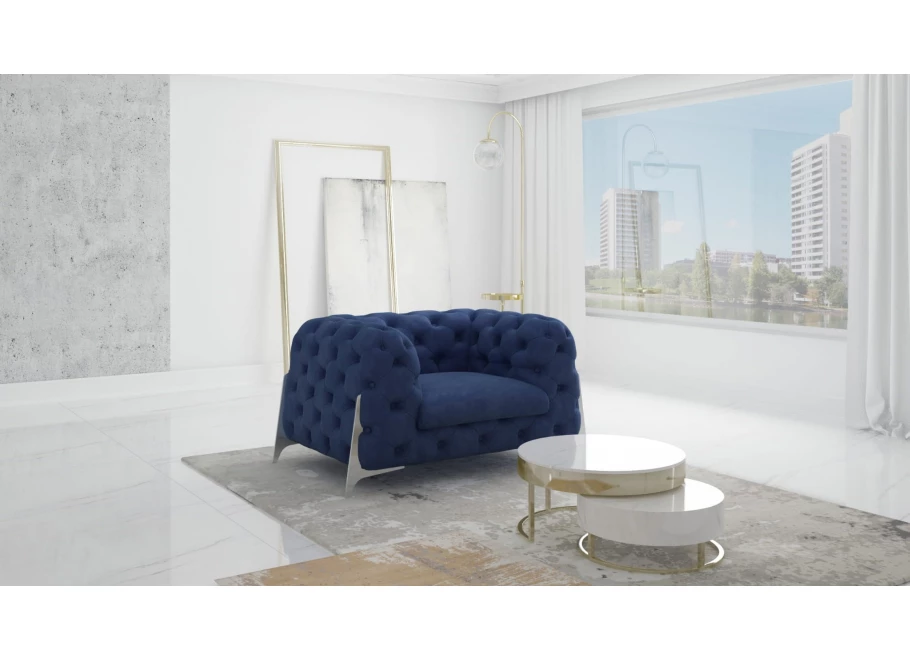 Fotel pikowany KALIFORNIA chesterfield