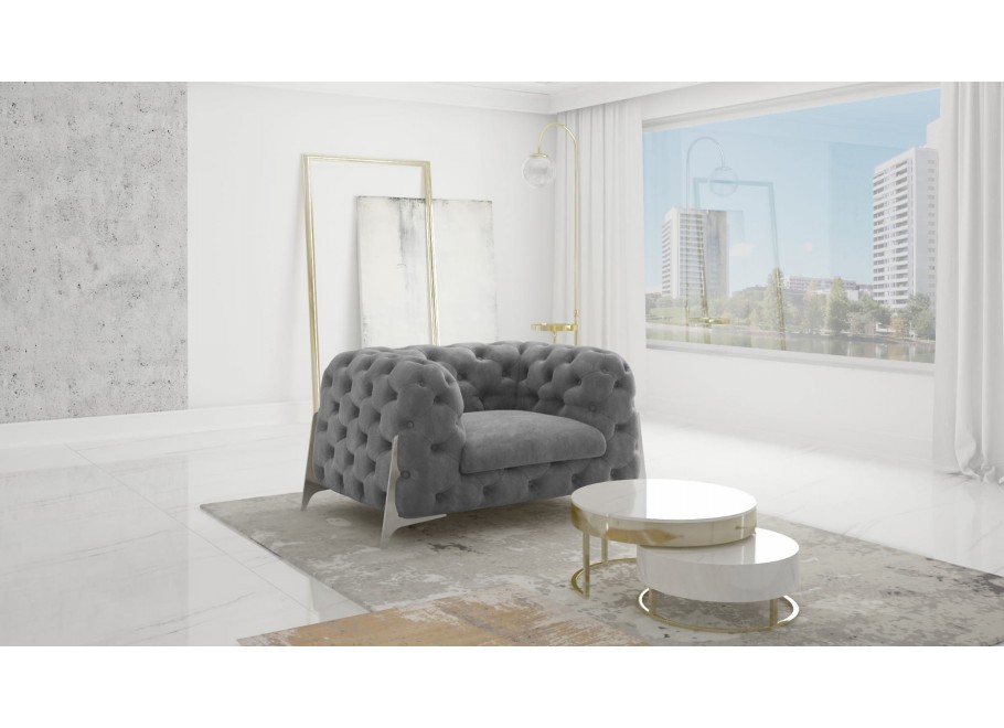 Fotel pikowany KALIFORNIA chesterfield 15