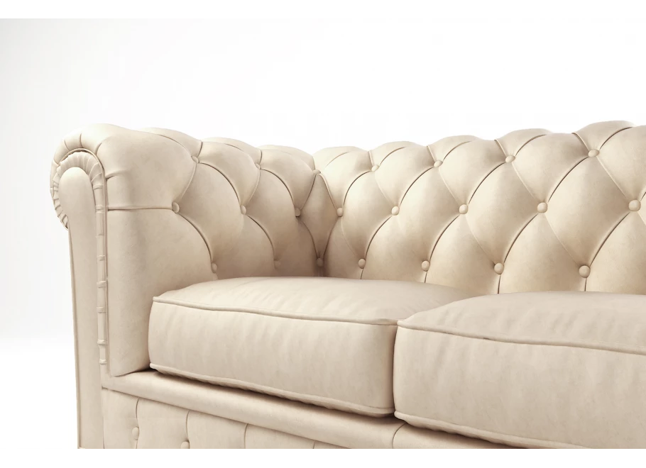 Sofa dwuosobowa pikowana Chesterfield SOLARIS 2 Sofa dwuosobowa pikowana Chesterfield SOLARIS 2