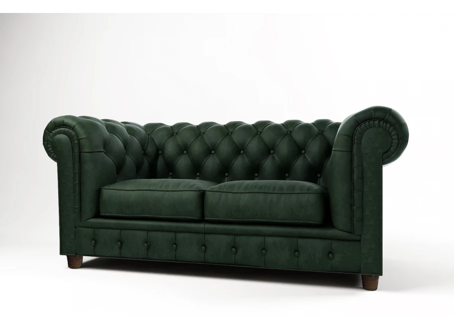 Sofa dwuosobowa pikowana Chesterfield SOLARIS 2 Sofa dwuosobowa pikowana Chesterfield SOLARIS 2