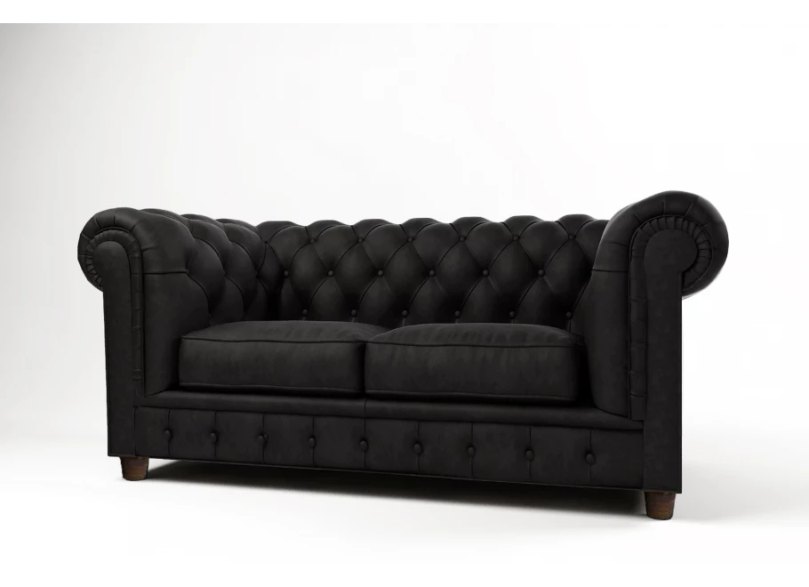 Sofa dwuosobowa pikowana Chesterfield SOLARIS 2 Sofa dwuosobowa pikowana Chesterfield SOLARIS 2