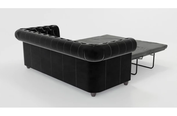 Sofa trzyosobowa z funkcją spania pikowana Chesterfield FELIX 3 - design i funkcjonalnosc w parze Sofa trzyosobowa z funkcją spania pikowana Chesterfield FELIX 3 - design i funkcjonalnosc w parze
