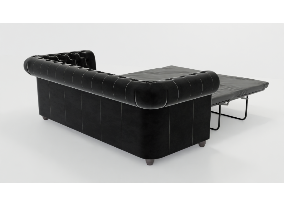 Sofa trzyosobowa z funkcją spania pikowana Chesterfield FELIX 3 17