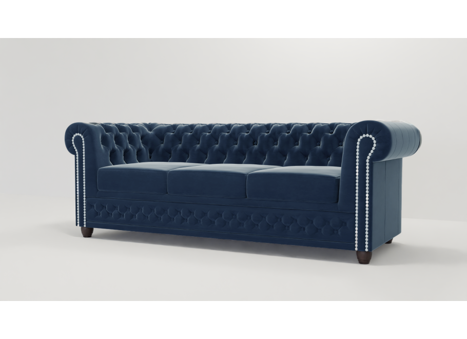 Sofa trzyosobowa pikowana Chesterfield FELIX 3 19