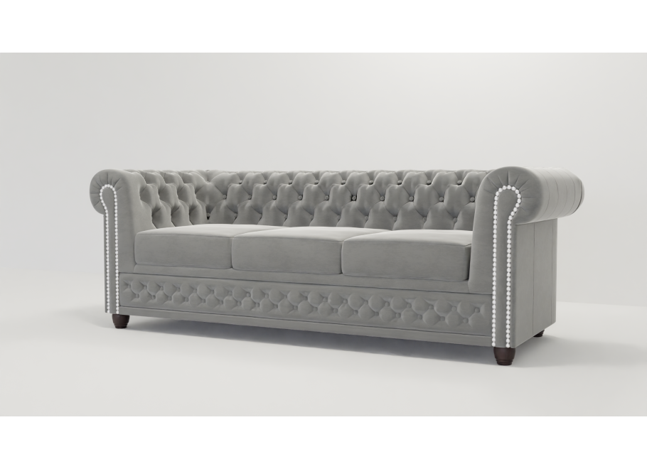 Sofa trzyosobowa pikowana Chesterfield FELIX 3 21