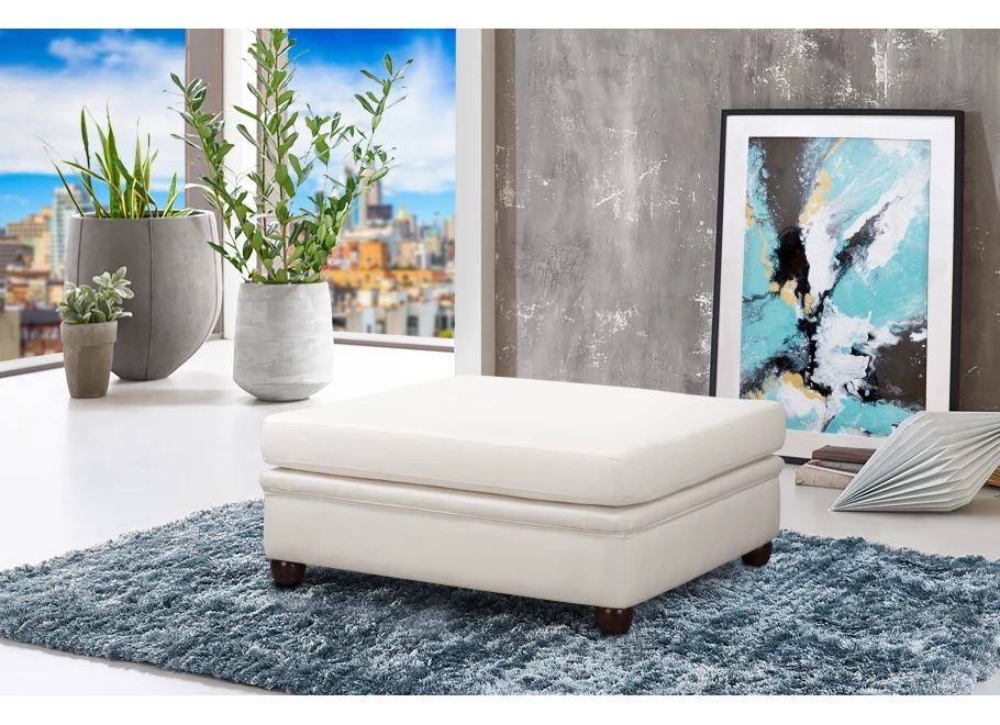 Puf pikowany glamour 100x100 SYDNEY Puf pikowany glamour 100x100 SYDNEY