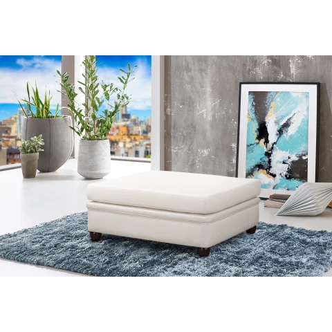 Puf pikowany glamour 100x100 SYDNEY