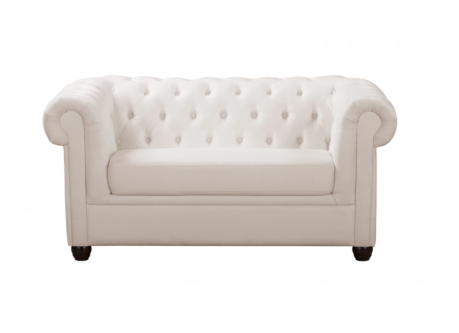 Sofa dwuosobowa z funkcją spania pikowana Chesterfield SYDNEY