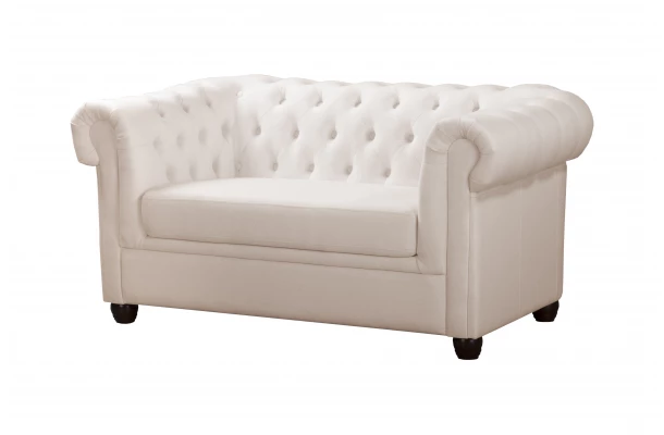 Sofa dwuosobowa z funkcją spania pikowana Chesterfield SYDNEY - stylowe