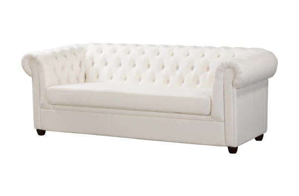 Sofa trzyosobowa pikowana Chesterfield SYDNEY - nowoczesne