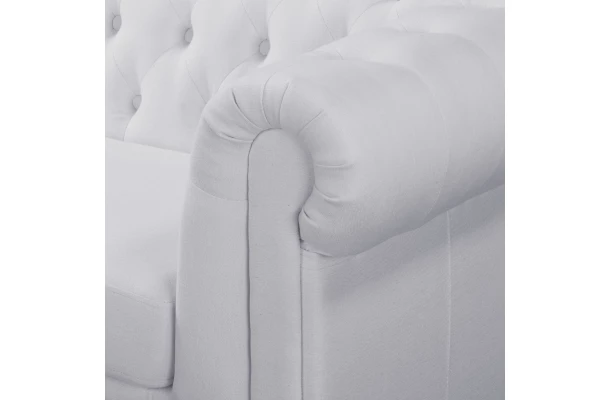 Sofa dwuosobowa pikowana Chesterfield SYDNEY - wygodne