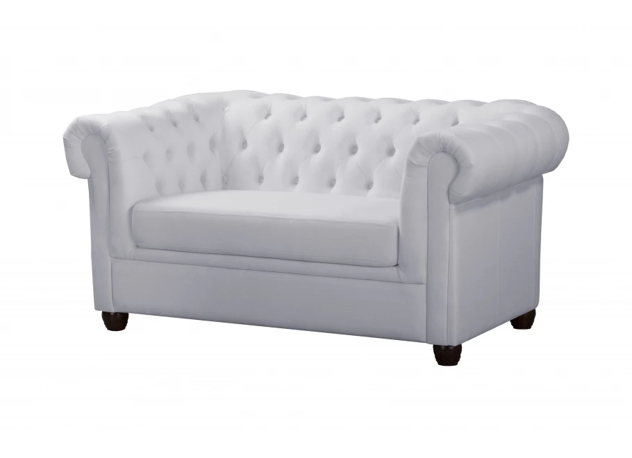 Sofa dwuosobowa z funkcją spania pikowana Chesterfield SYDNEY