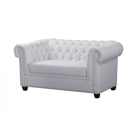 Sofa dwuosobowa z funkcją spania pikowana Chesterfield SYDNEY