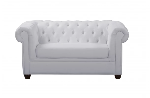 Sofa dwuosobowa z funkcją spania pikowana Chesterfield SYDNEY - dwuosobowe