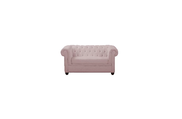 Sofa dwuosobowa z funkcją spania pikowana Chesterfield SYDNEY - nowoczesne