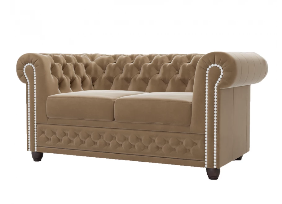 Sofa dwuosobowa pikowana Chesterfield FELIX 2