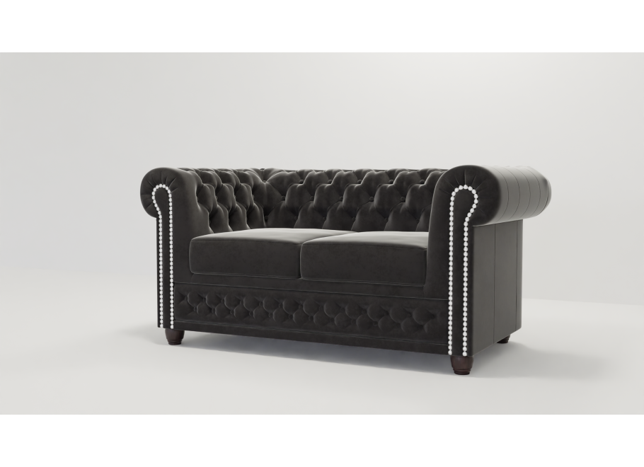 Sofa dwuosobowa pikowana Chesterfield FELIX 2 14