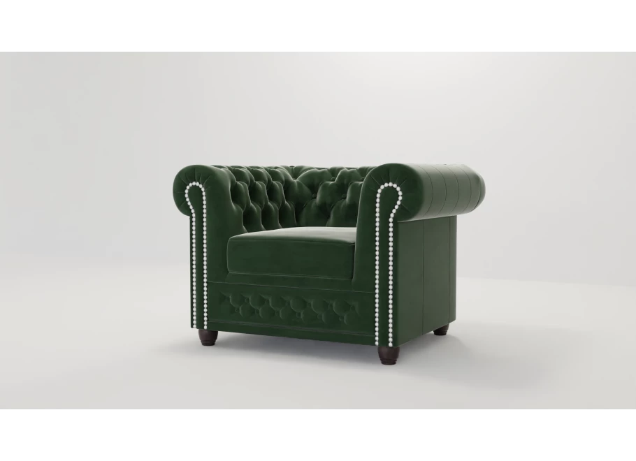 Fotel pikowany FELIX chesterfield