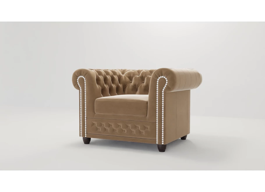 Fotel pikowany FELIX chesterfield