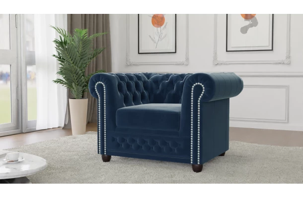 Fotel pikowany FELIX chesterfield - design i funkcjonalnosc w parze