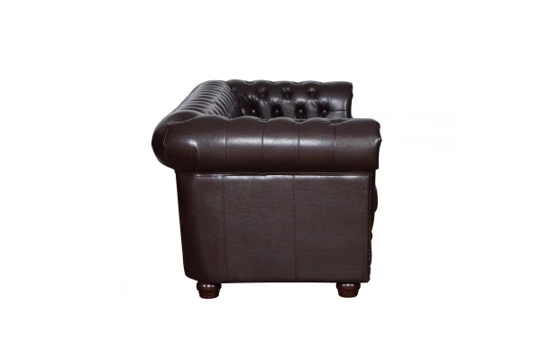 Sofa dwuosobowa z funkcją spania pikowana Chesterfield FELIX 2 - design i funkcjonalnosc w parze