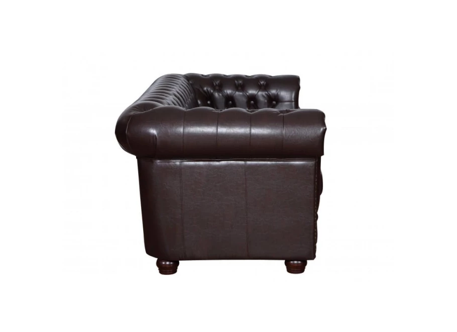 Sofa dwuosobowa z funkcją spania pikowana Chesterfield FELIX 2