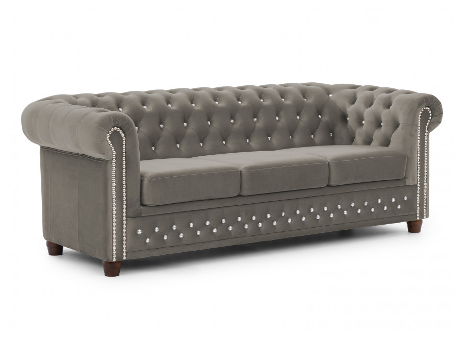 Zestaw mebli pikowanych Chesterfield 3+2+1 FELIX BLINK 18