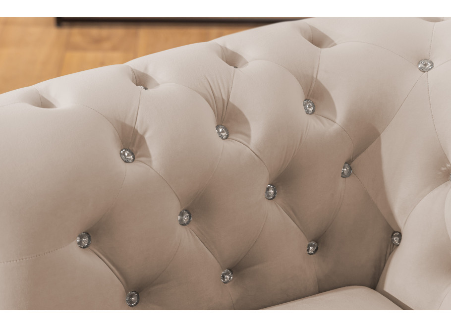 Sofa dwuosobowa pikowana Chesterfield FELIX BLINK 2 4