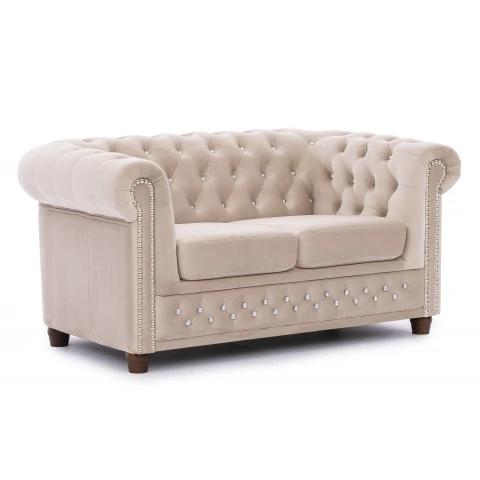 Sofa dwuosobowa pikowana Chesterfield FELIX BLINK 2