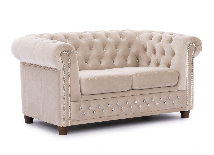 Sofa dwuosobowa pikowana Chesterfield FELIX BLINK 2 13