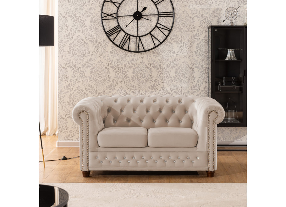 Sofa dwuosobowa pikowana Chesterfield FELIX BLINK 2 2