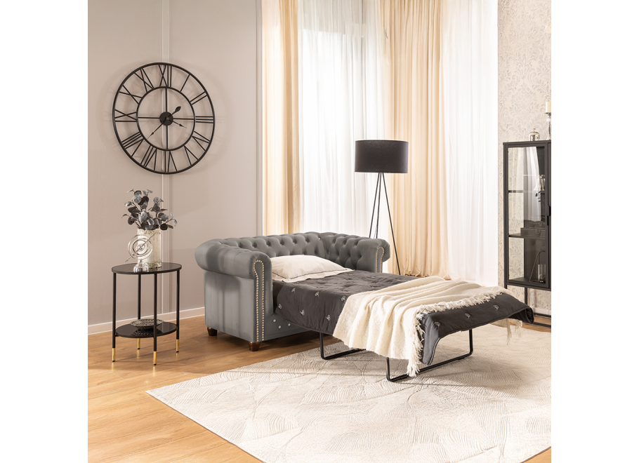 Sofa dwuosobowa z funkcją spania pikowana Chesterfield FELIX BLINK 2 2