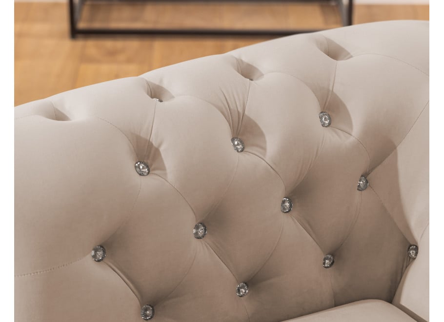 Sofa trzyosobowa pikowana Chesterfield FELIX BLINK 3 5