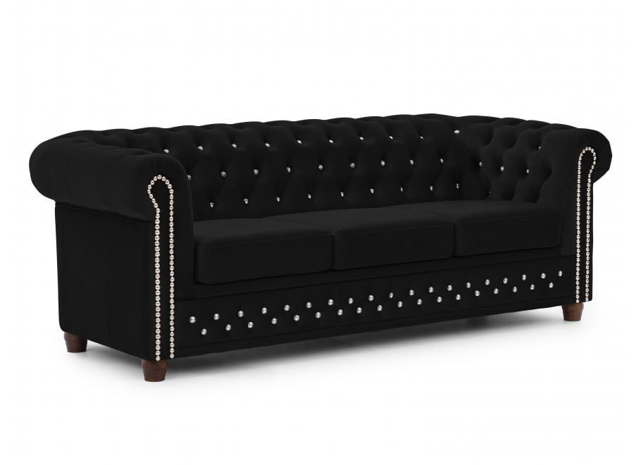 Sofa trzyosobowa pikowana Chesterfield FELIX BLINK 3 26