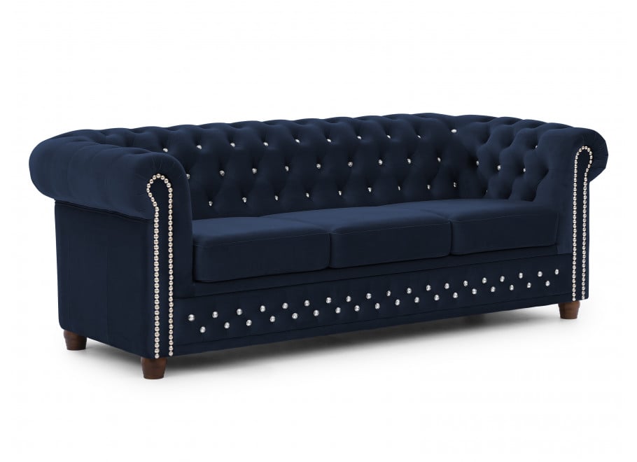Sofa trzyosobowa pikowana Chesterfield FELIX BLINK 3 17