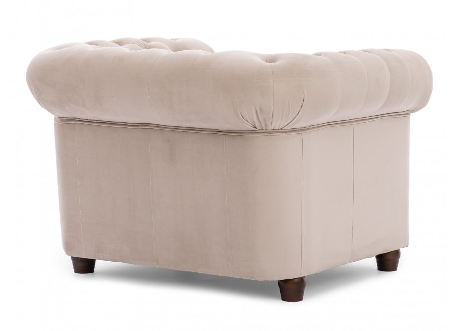 Zestaw mebli pikowanych z kryształkami Chesterfield 3+1 FELIX BLINK 12