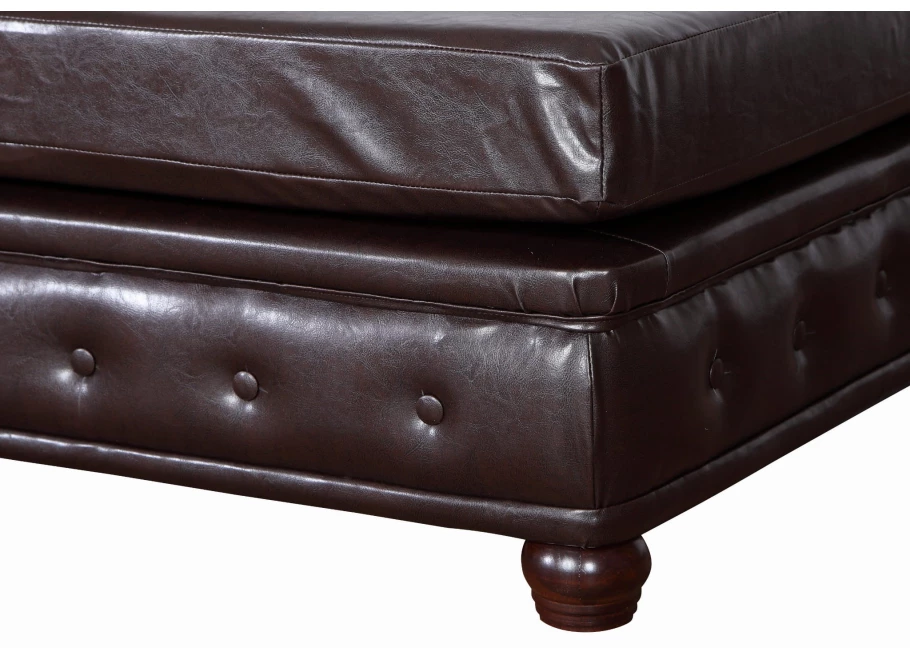 Puf pikowany Chesterfield 75x70 FELIX Puf pikowany Chesterfield 75x70 FELIX