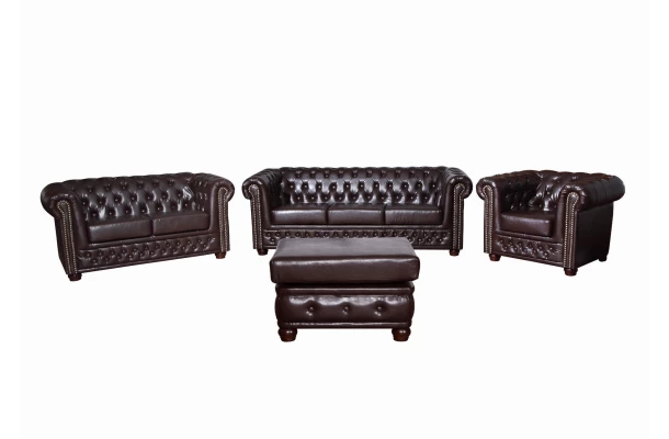 Puf pikowany Chesterfield 75x70 FELIX - design i funkcjonalnosc w parze Puf pikowany Chesterfield 75x70 FELIX - design i funkcjonalnosc w parze