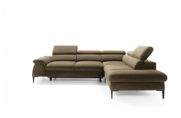 Narożnik pięcioosobowy z funkcją spania nowoczesny Lumes L - design i funkcjonalnosc w parze